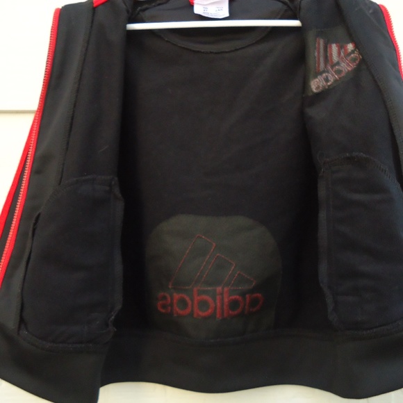 SIZE 4 T. ADIDAS kids zip-up track jacket. - Picture 3 of 8